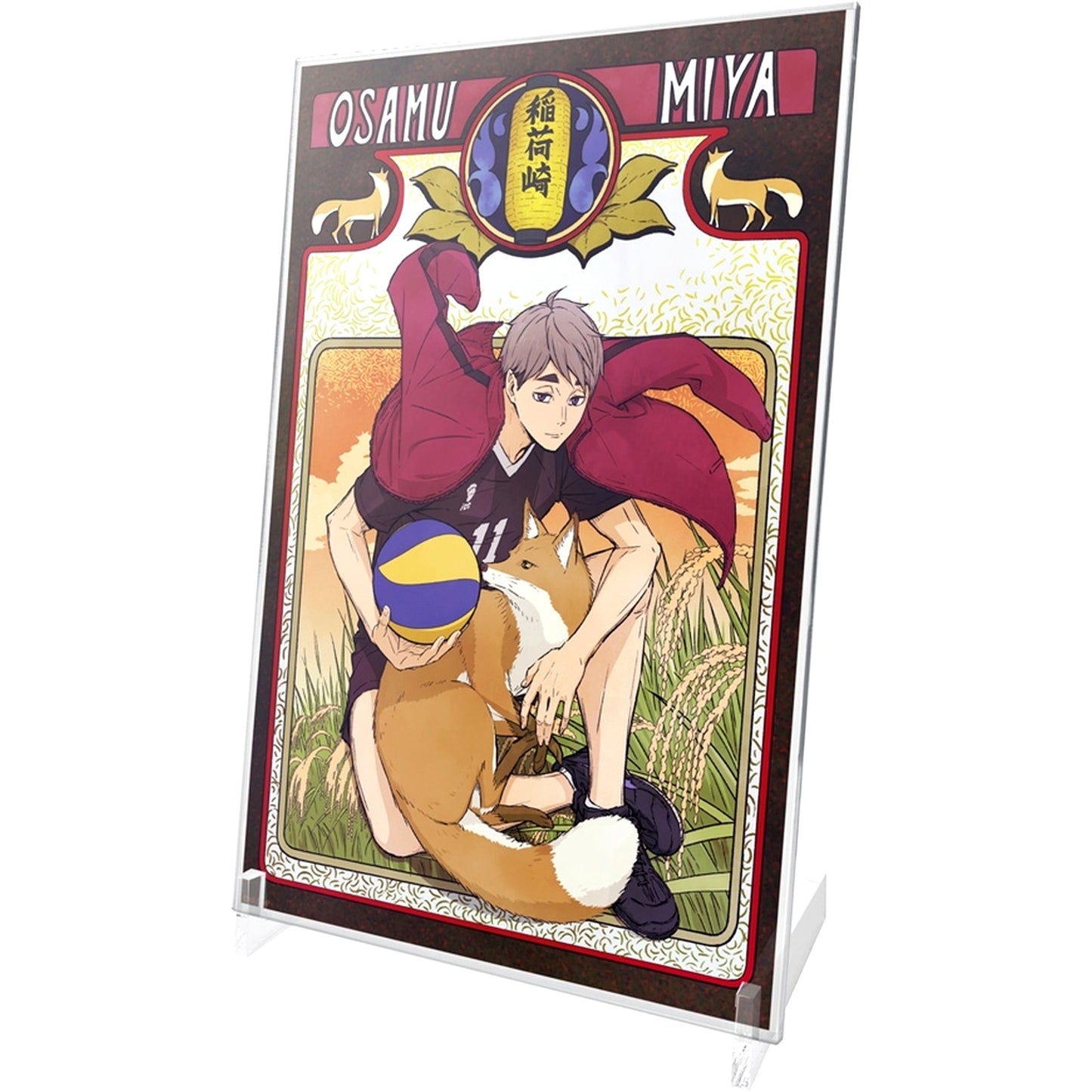 Osamu Miya Newly Drawn Acrylic Art Stand Flight Ver. Haikyu!! [USED]