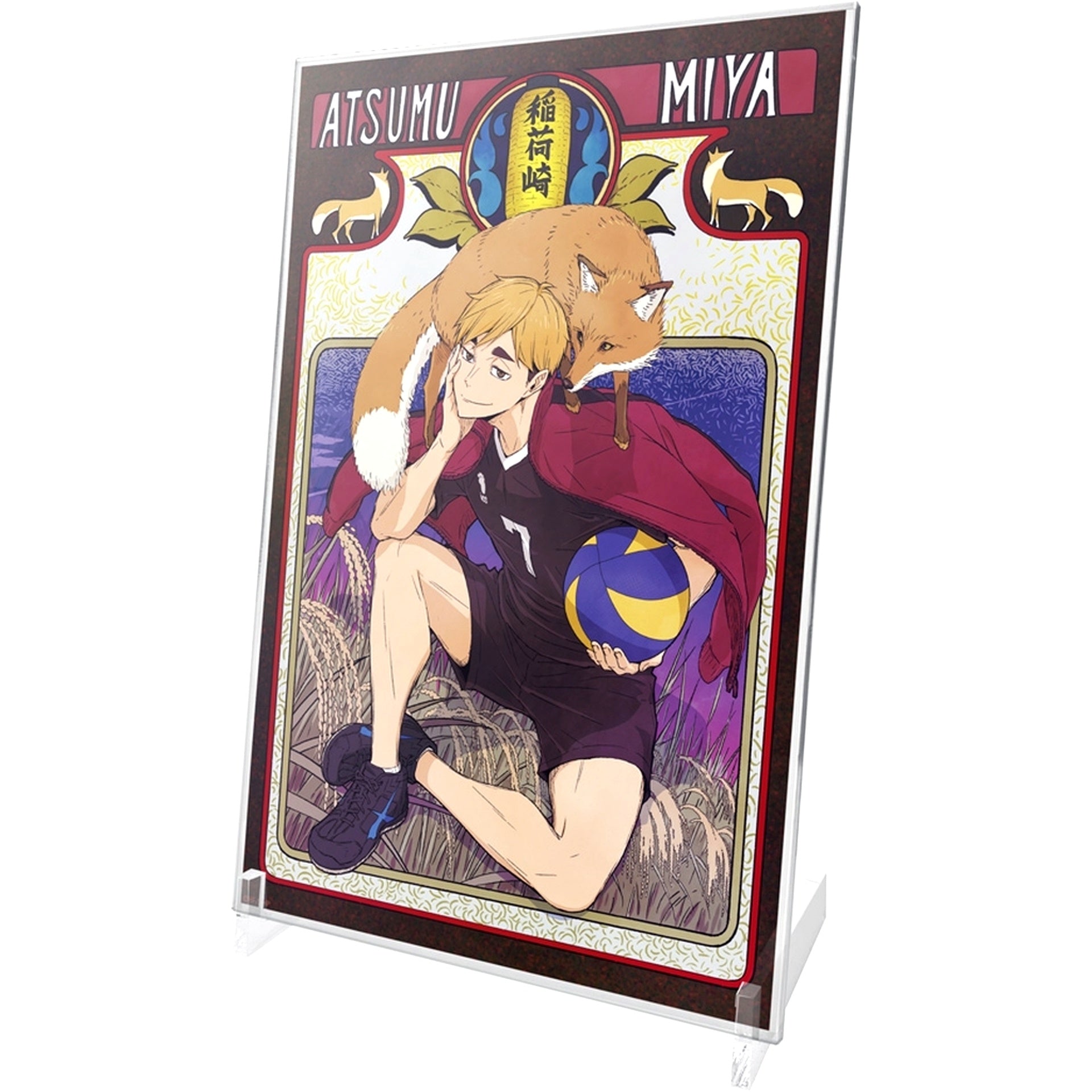 Atsumu Miya Newly Drawn Acrylic Art Stand Flight Ver. Haikyu!! [USED]