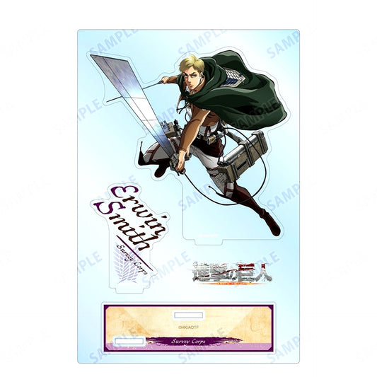 Erwin Smith Big Acrylic Stand with Parts 3D Maneuver Gear Ver. Attack on Titan [USED]