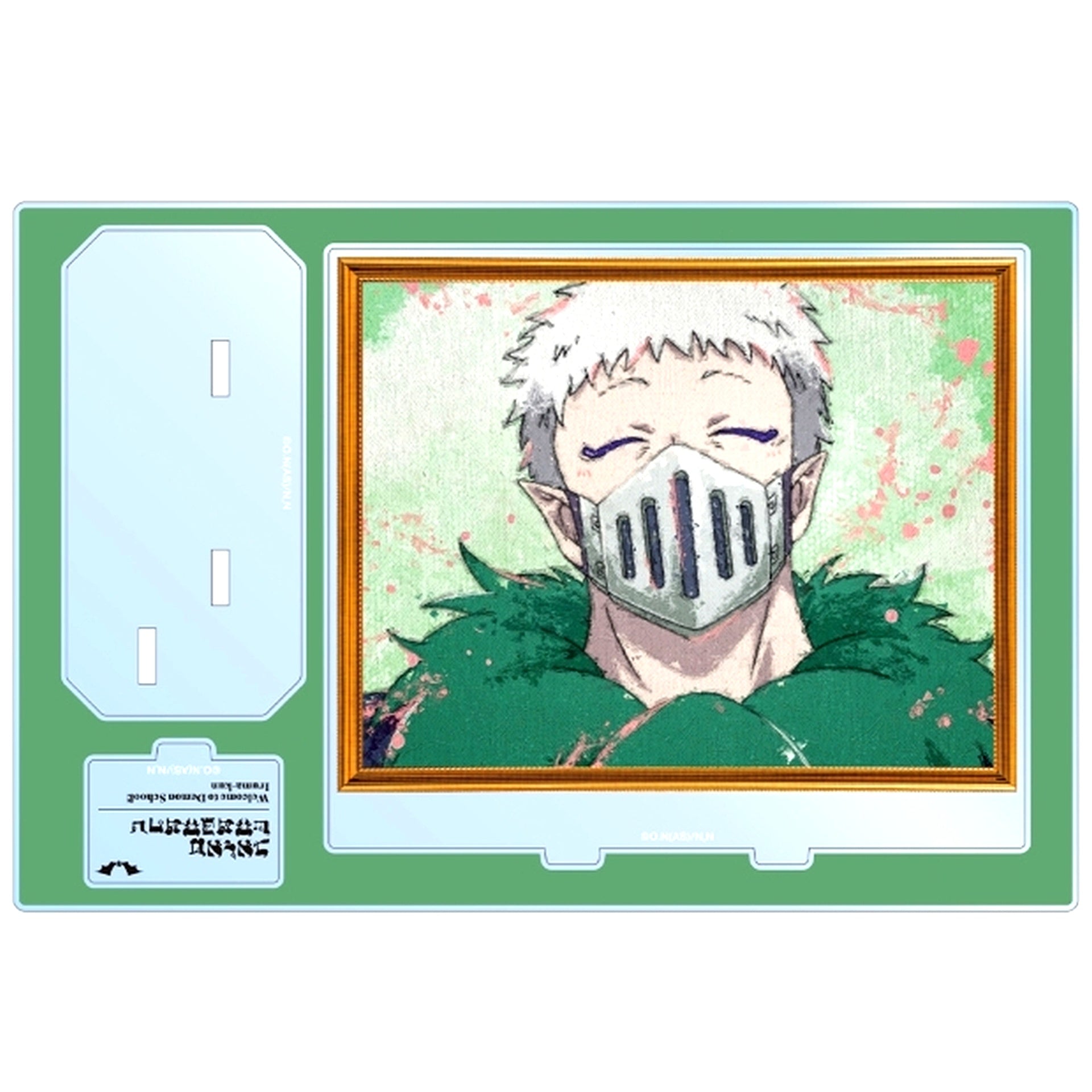Shichiro Balam grunge CANVAS BIG Acrylic Stand with Parts Welcome to Demon School! Iruma-kun [USED]