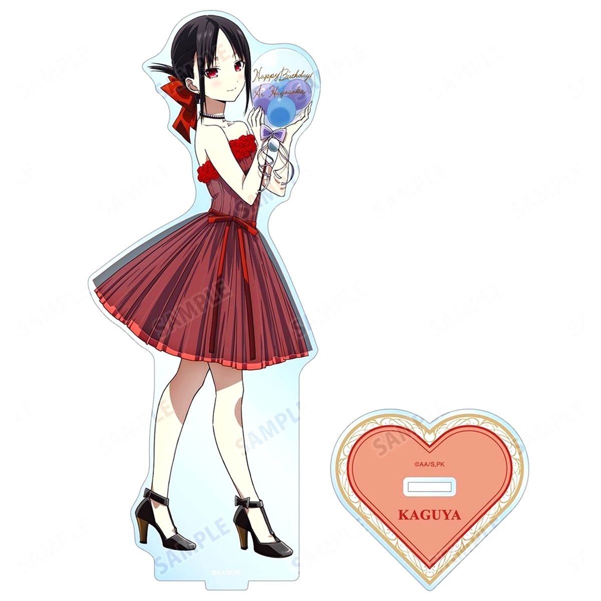 Kaguya Shinomiya Ai Hayasaka Birthday Ver. Illustration Big Acrylic Stand Kaguya-sama: Love is War - The First Kiss That Never Ends [USED]