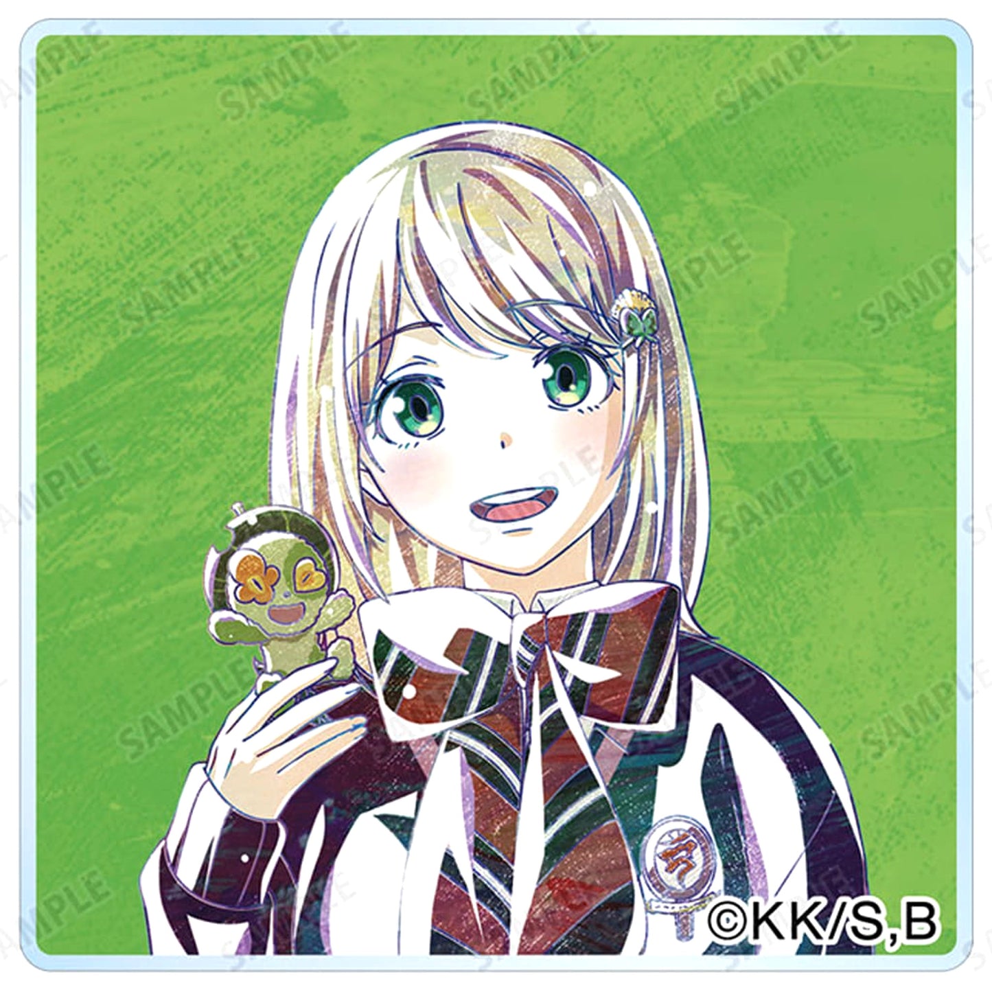 Blue Exorcist: Shimane Illuminati Saga Shiemi Moriyama & Nii-chan Trading Ani-Art Acrylic Tile Acrylic Stands [USED]