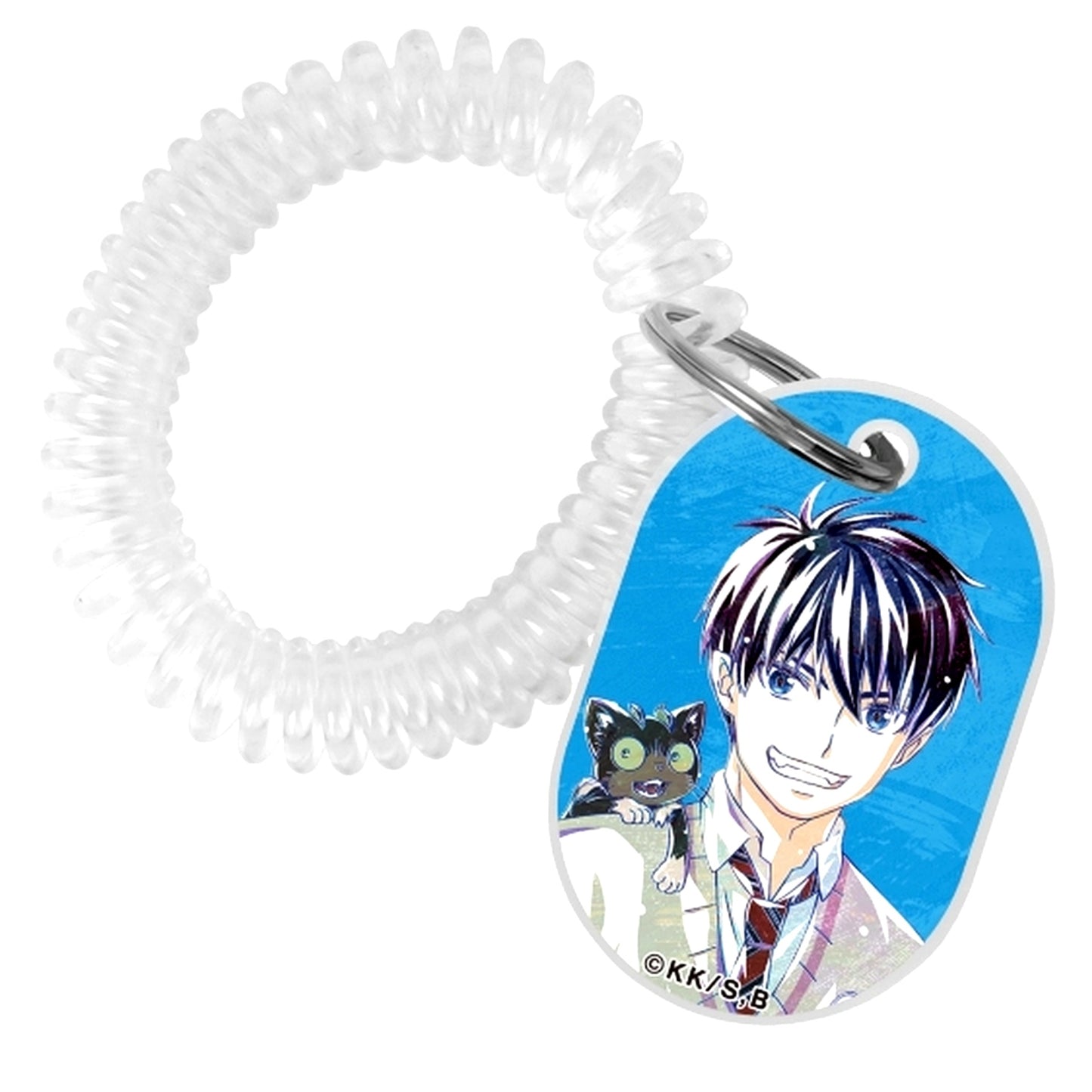 Rin Okumura & Kuro Blue Exorcist Shimane Illuminati Saga Ani-Art Locker Key Style Acrylic Keychain [USED]