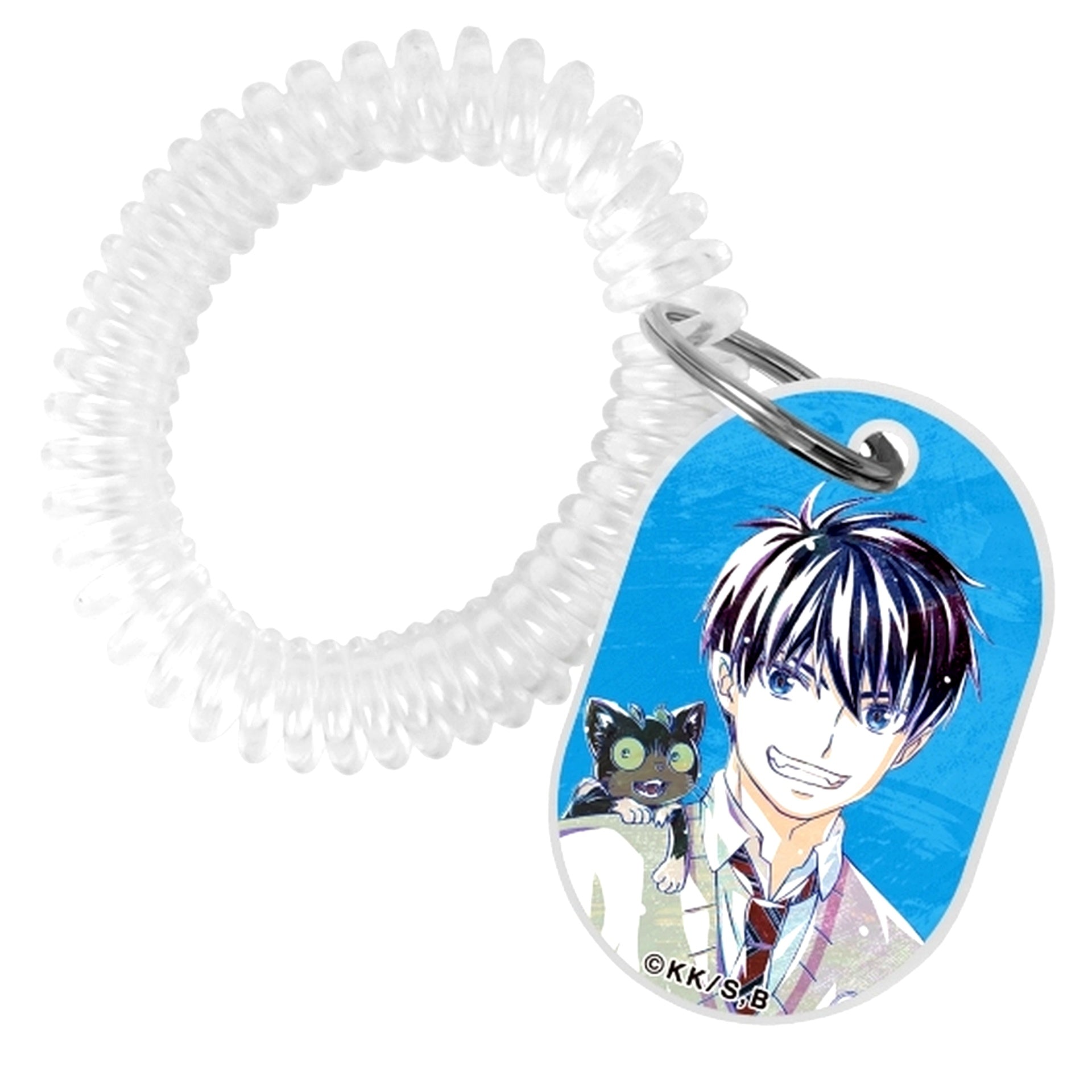Rin Okumura & Kuro Blue Exorcist Shimane Illuminati Saga Ani-Art Locker Key Style Acrylic Keychain [USED]