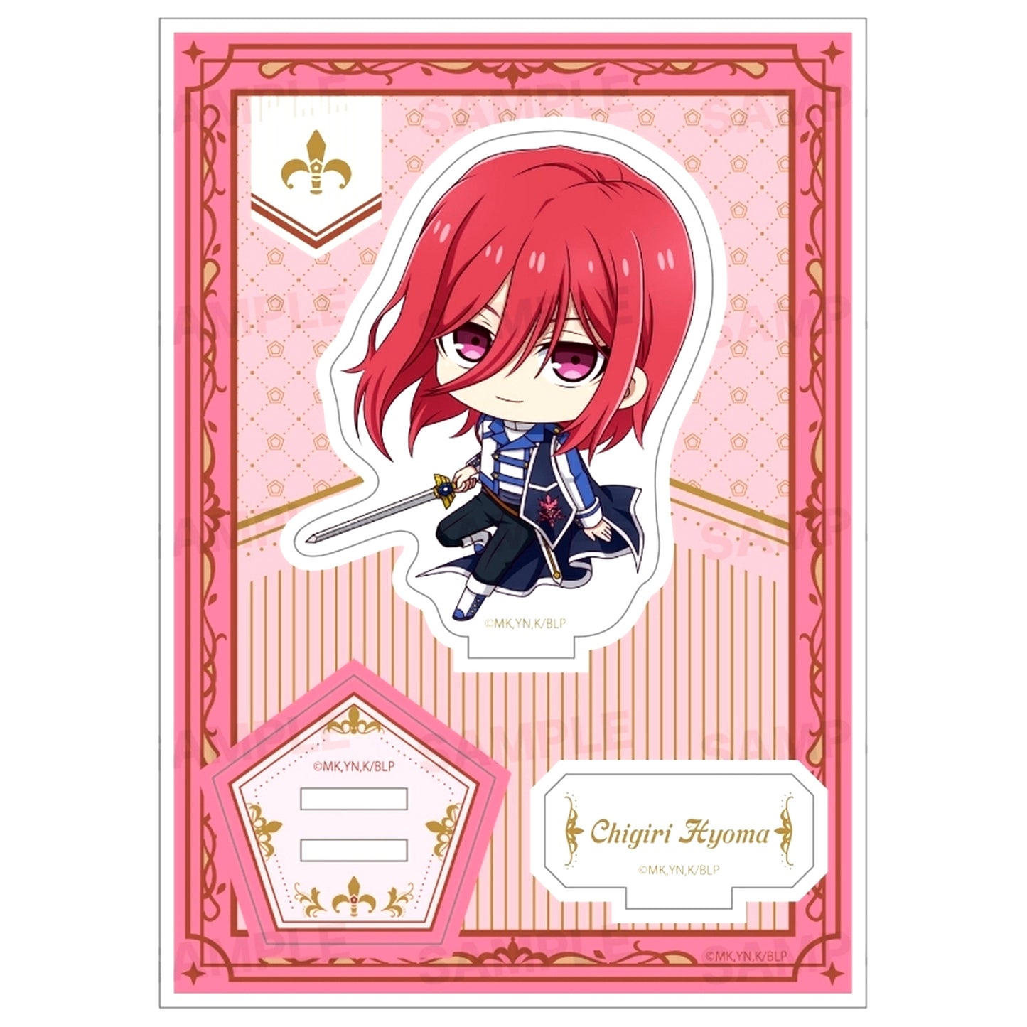 Hyoma Chigiri Chara Hoppin! Knight Ver. Acrylic Stand Blue Lock [USED]