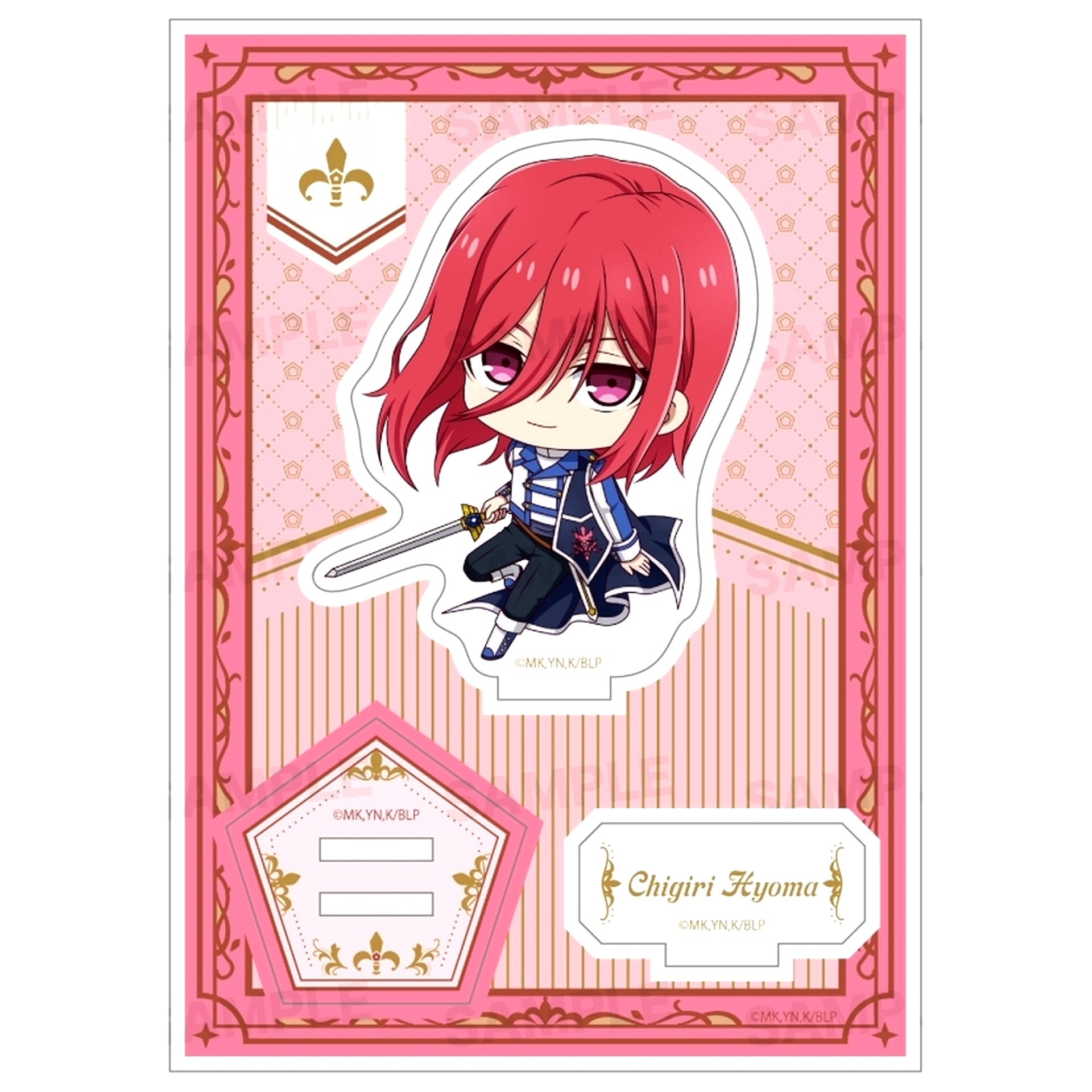 Hyoma Chigiri Chara Hoppin! Knight Ver. Acrylic Stand Blue Lock [USED]