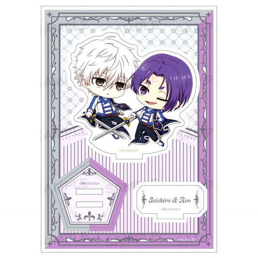 Seishiro Nagi & Reo Mikage Chara Hoppin! Knight Ver. Acrylic Stand Blue Lock [USED]
