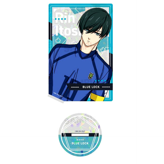 Rin Itoshi Card Type Hologram Acrylic Stand Blue Lock [USED]