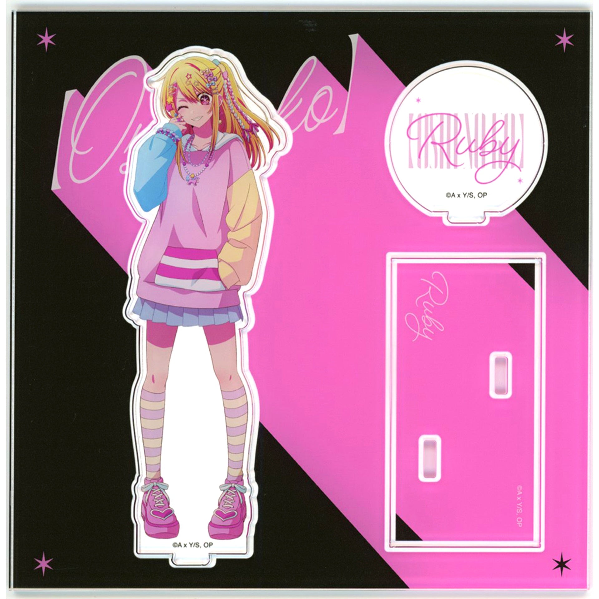 Ruby Hoshino Acrylic Stand Standing Ver. Oshi no Ko POPUP Exhibition Harajuku baseyard tokyo [USED]