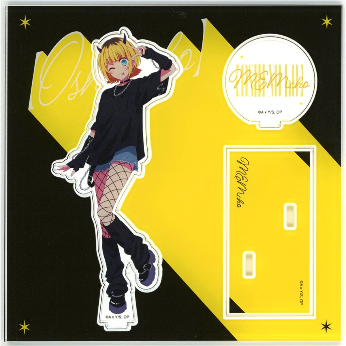 MEM-cho Oshi No Ko Acrylic Stand Standing Art Ver. POP UP Exhibition Harajuku baseyard tokyo [USED]