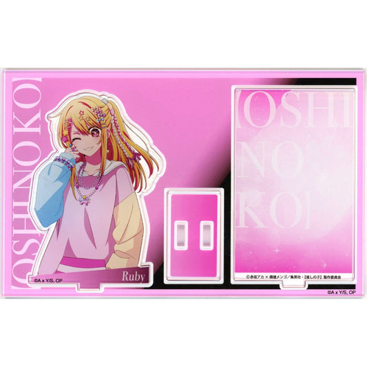 Ruby Hoshino Oshi No Ko Acrylic Stand Card Design Ver. POP UP Exhibition Harajuku baseyard tokyo [USED]