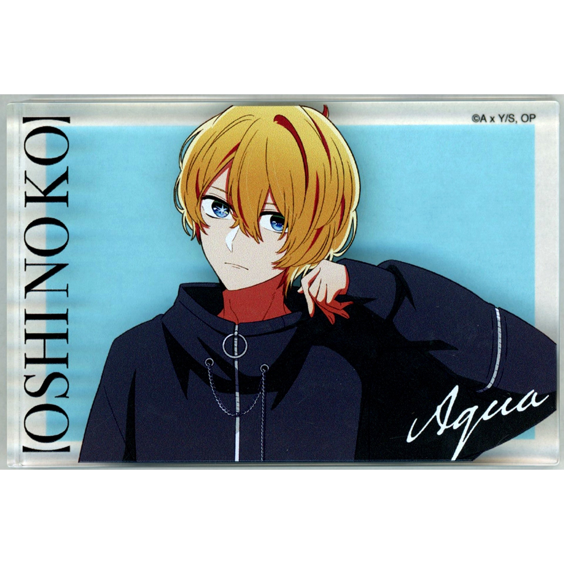 Aqua Hoshino Acrylic Block Oshi no Ko POPUP Exhibition Harajuku baseyard tokyo [USED]