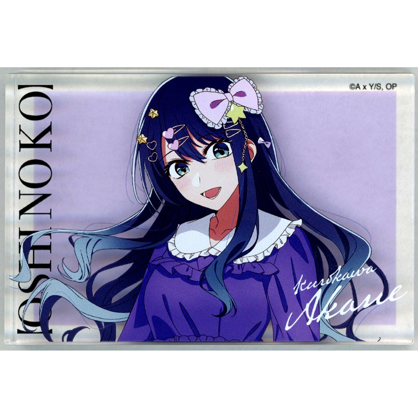 Akane Kurokawa Acrylic Block Oshi no Ko POPUP Exhibition Harajuku baseyard tokyo [USED]