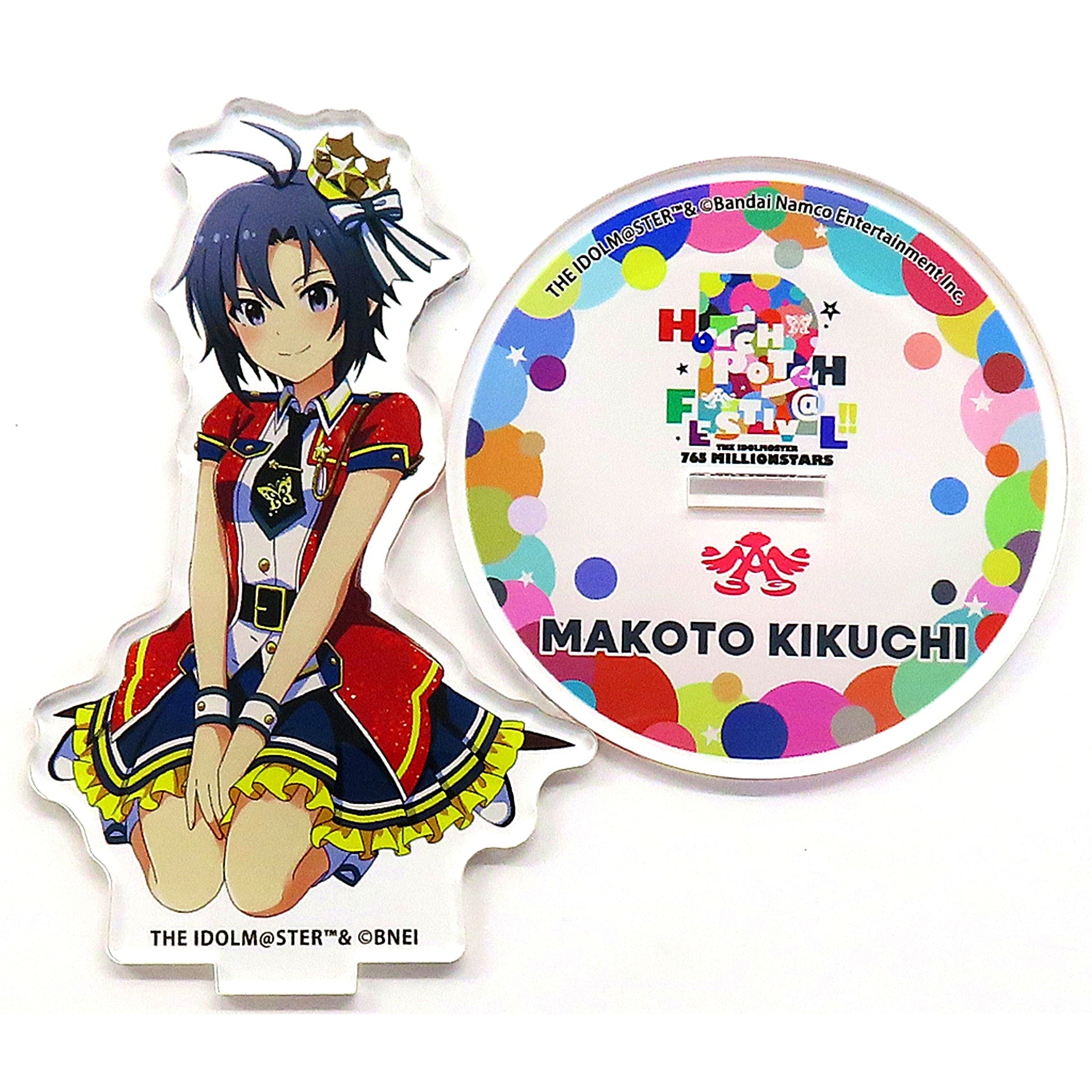 Makoto Kikuchi Official Acrylic Stand Idolmaster 765 Millionstars Hotchpotch Festival 2 [USED]