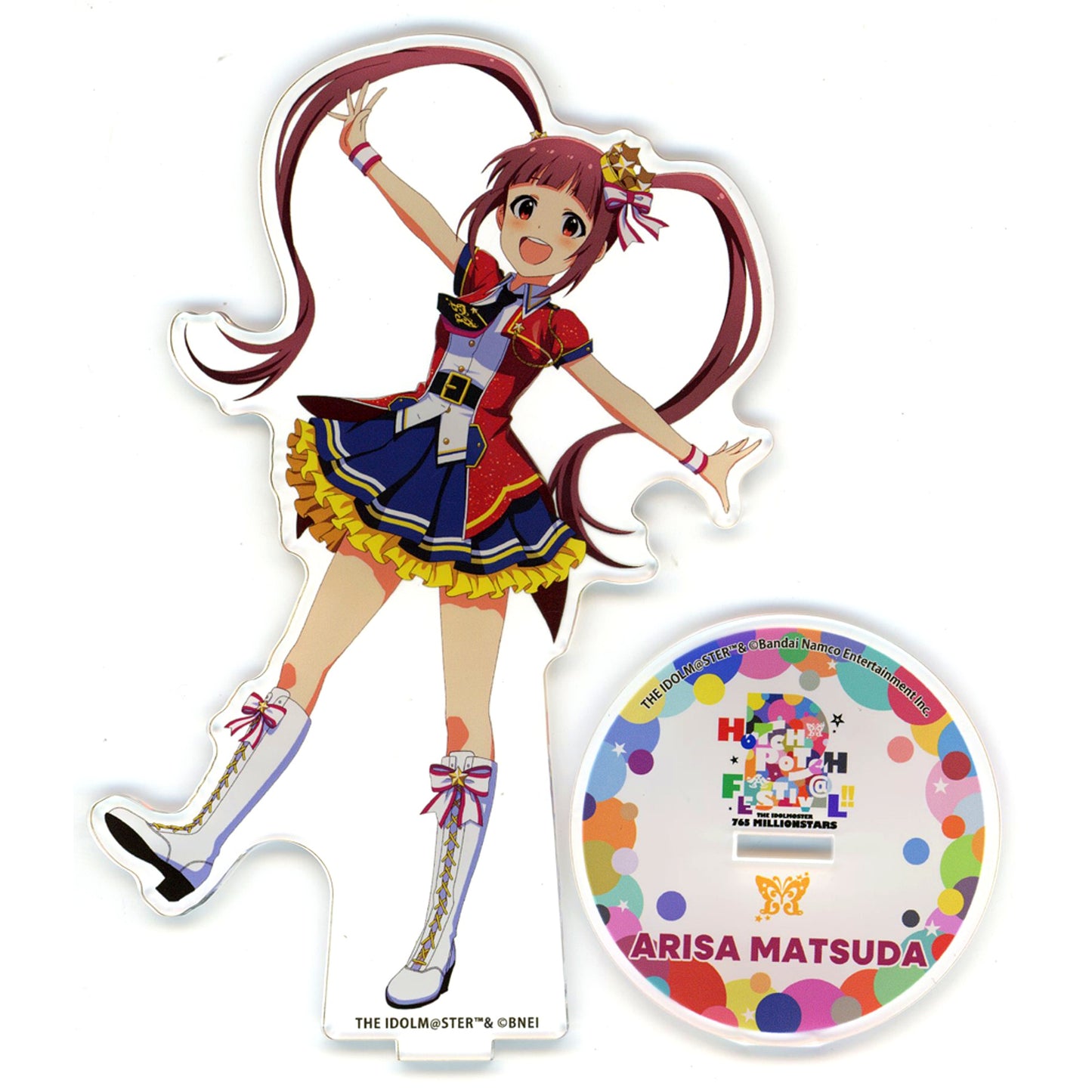 Arisa Matsuda Idolmaster 765 MILLIONSTARS HOTCHPOTCH FESTIVAL 2 Official Acrylic Stand [USED]