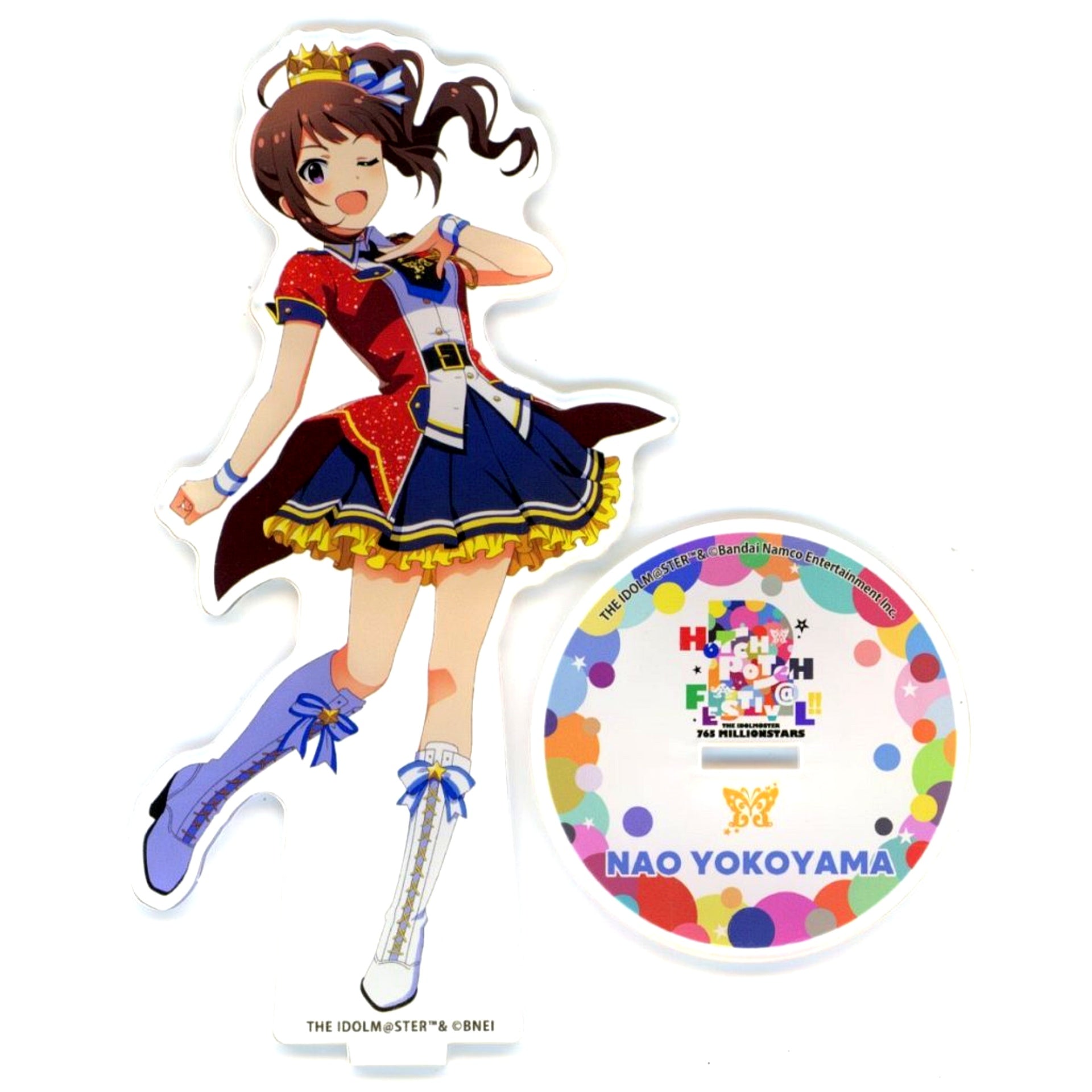 Nao Yokoyama The Idolm@ster 765 MILLIONSTARS Official Acrylic Stand HOTCHPOTCH FESTIV@L!! 2 [USED]