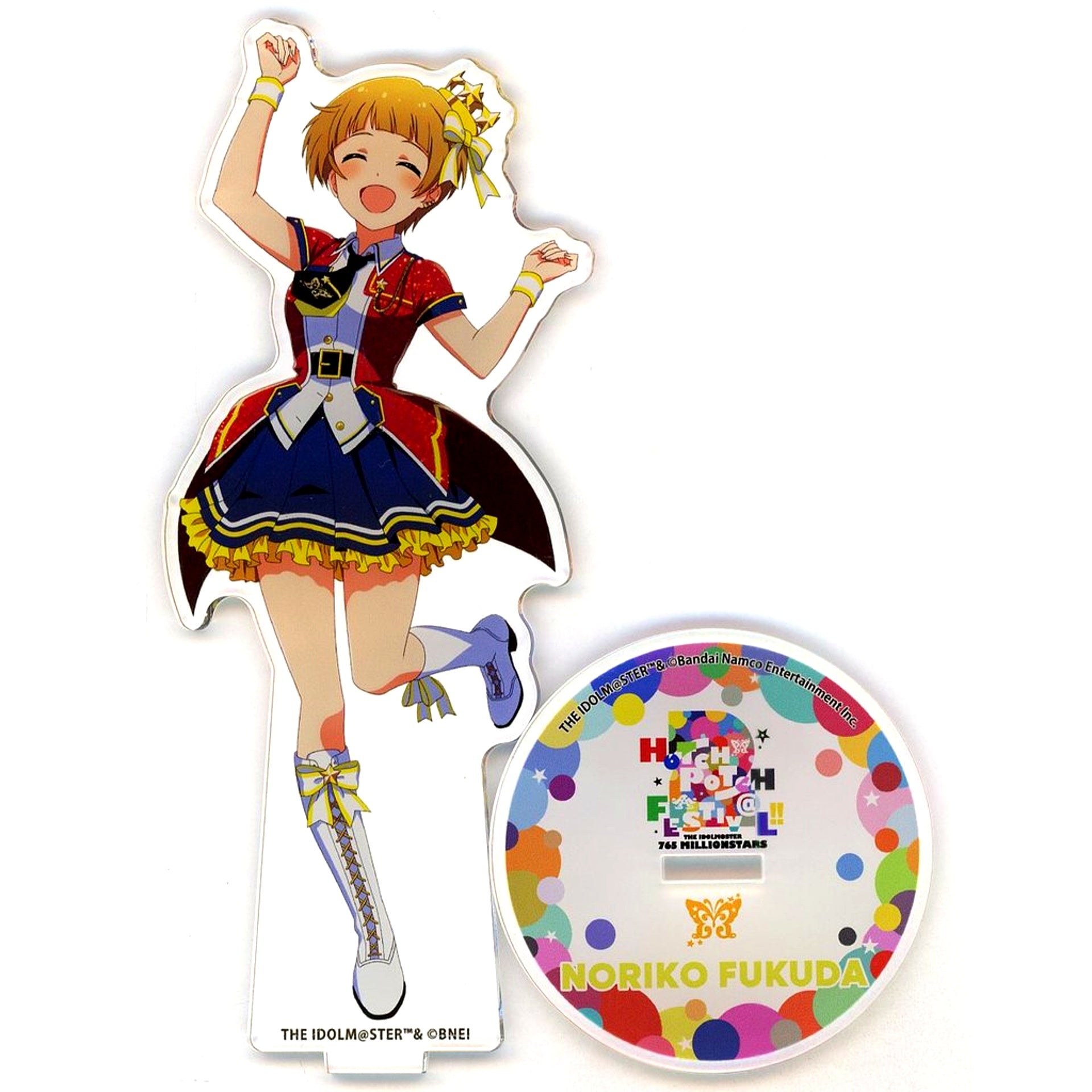 Noriko Fukuda Idolmaster 765 MILLIONSTARS HOTCHPOTCH FESTIVAL 2 Official Acrylic Stand [USED]