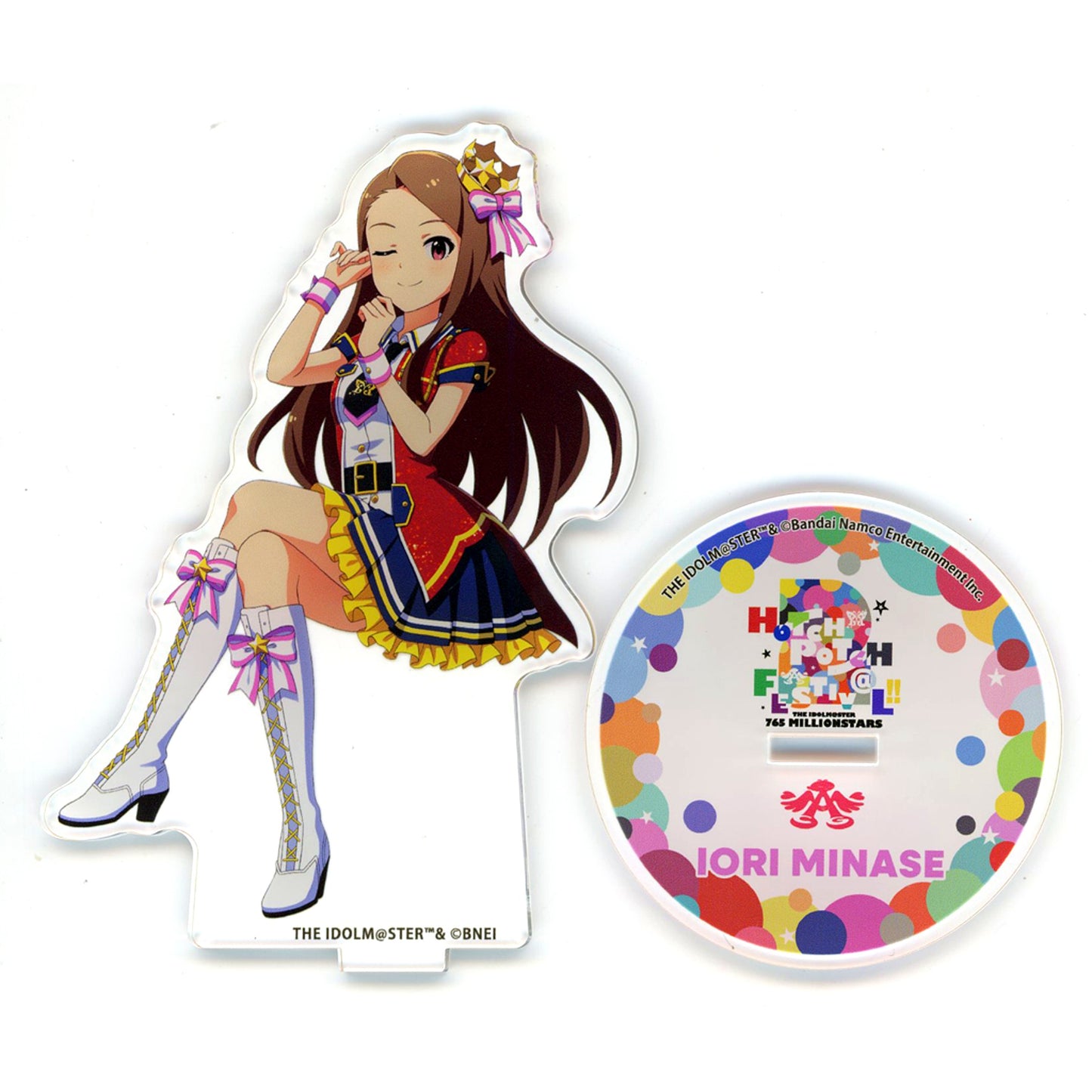 Iori Minase THE IDOLM@STER 765 MILLIONSTARS Official Acrylic Stand HOTCHPOTCH FESTIV@L!! 2 [USED]