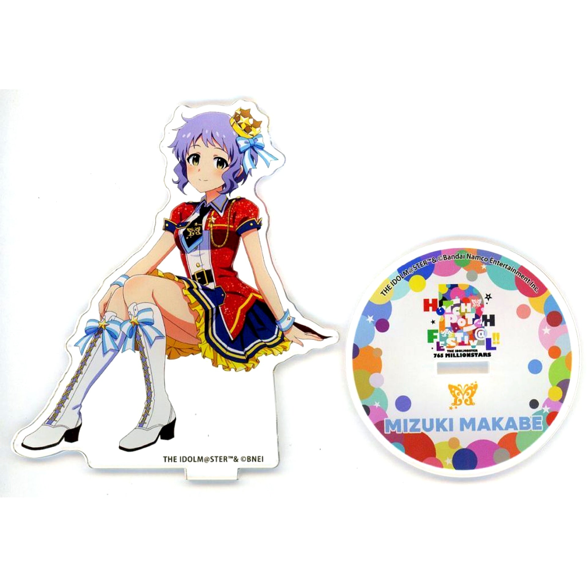 Mizuki Makabe Idolmaster 765 MILLIONSTARS HOTCHPOTCH FESTIVAL 2 Official Acrylic Stand [USED]