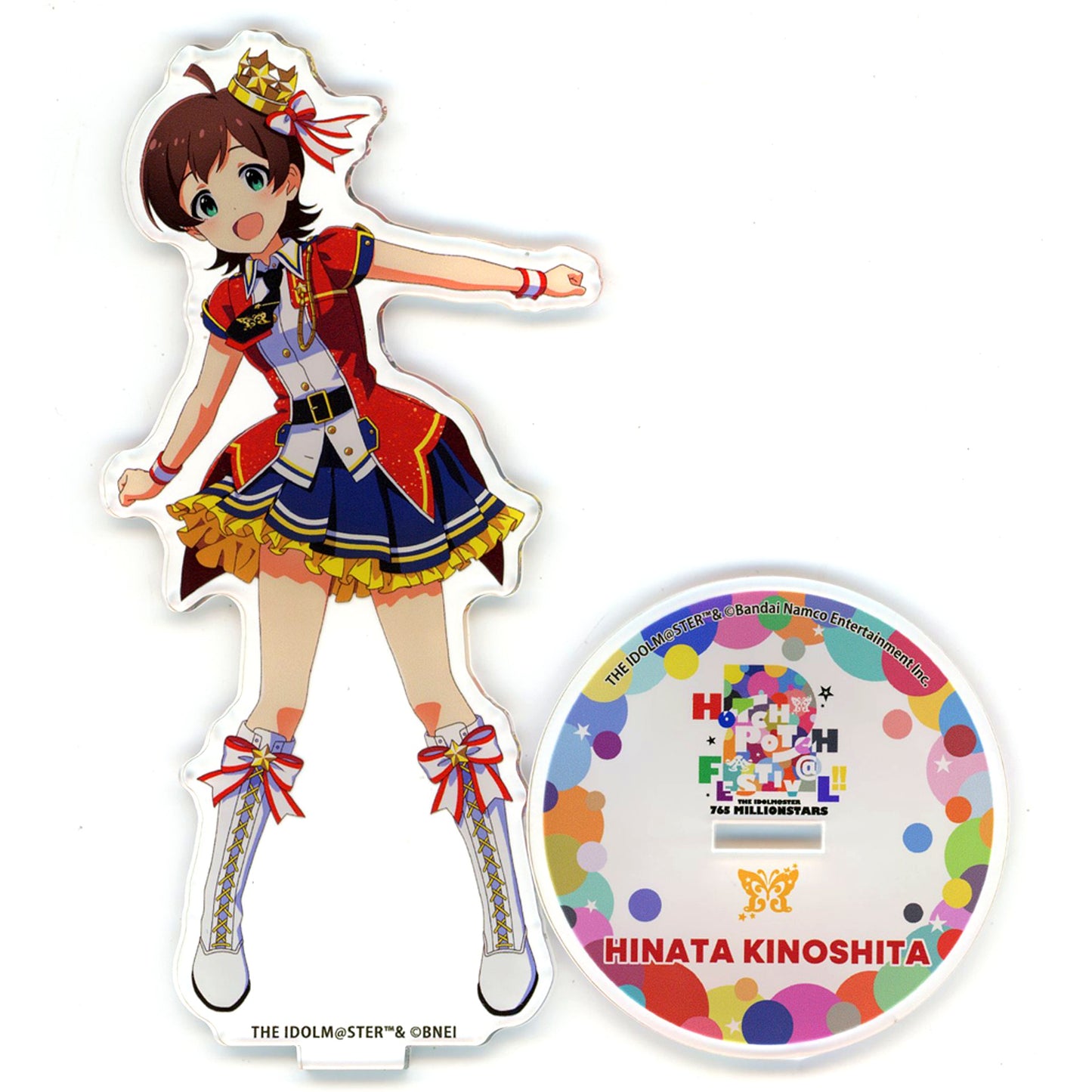 Hinata Kinoshita Idolmaster 765 MILLIONSTARS HOTCHPOTCH FESTIVAL 2 Official Acrylic Stand [USED]