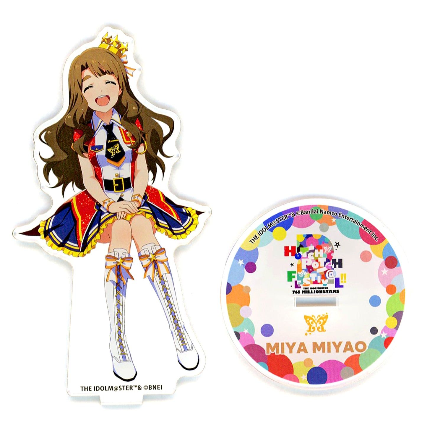 Miya Miyao THE IDOLM@STER 765 MILLIONSTARS Official Acrylic Stand HOTCHPOTCH FESTIV@L!! 2 [USED]