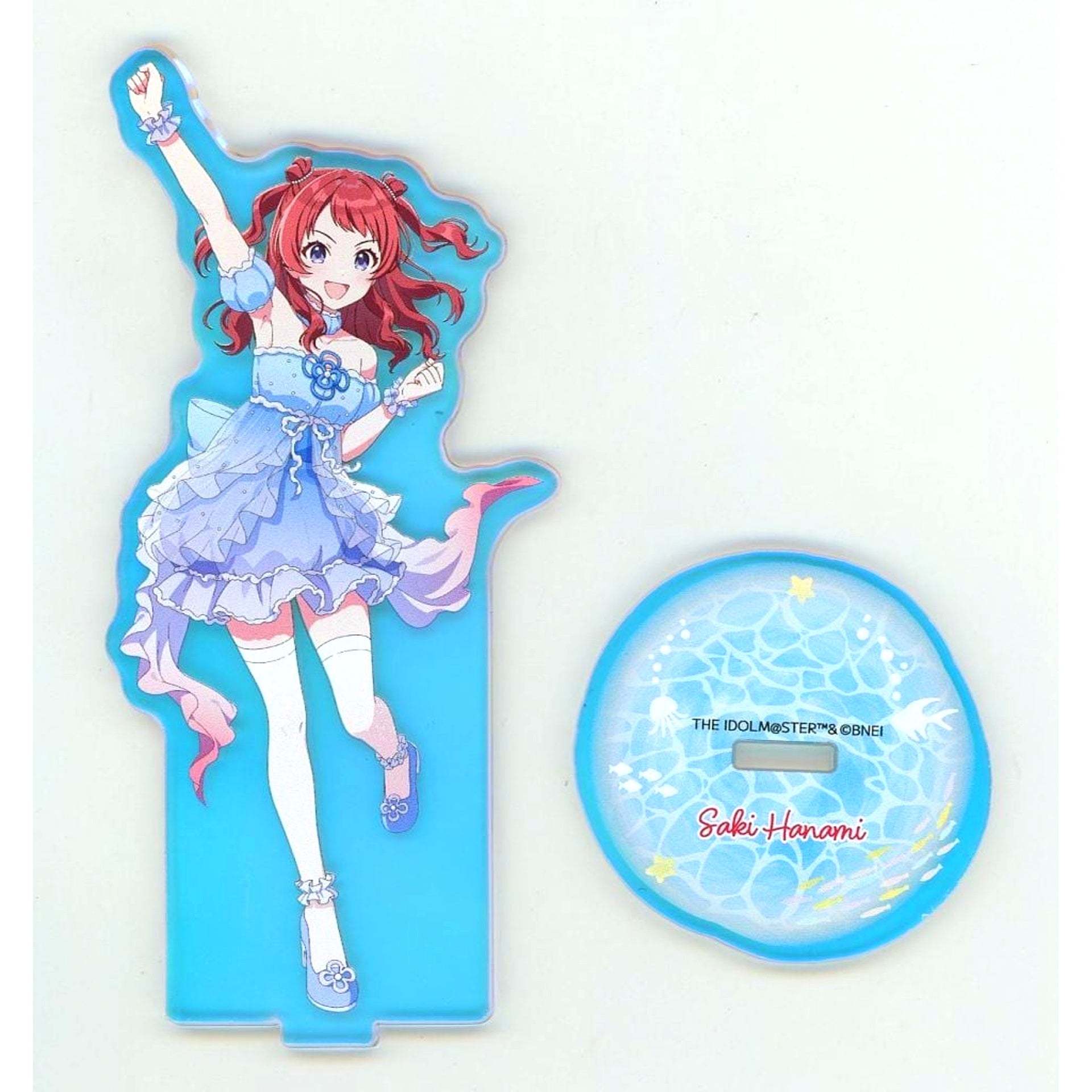 Saki Hanami Gakuen Idolmaster Aurora Acrylic Stand Sunshine Aquarium Collab [USED]