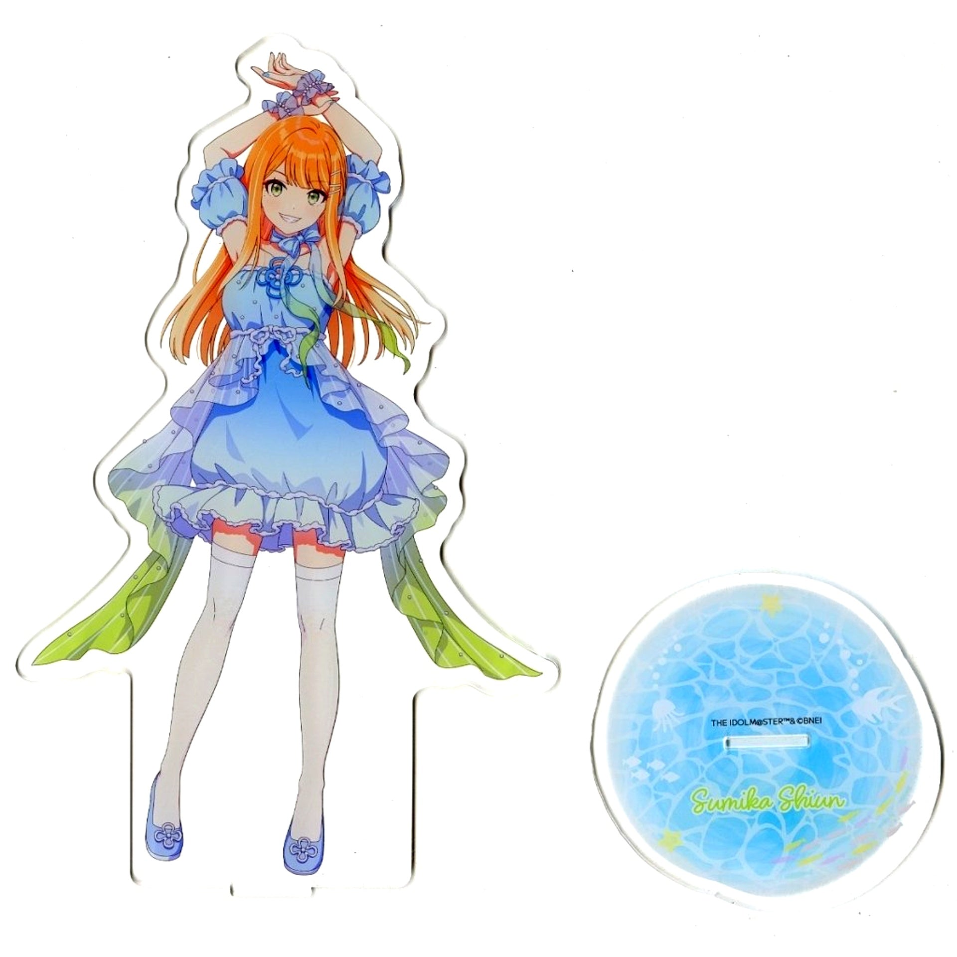 Sumika Shiun Gakuen Idolmaster BIG Acrylic Stand Sunshine Aquarium Limited [USED]