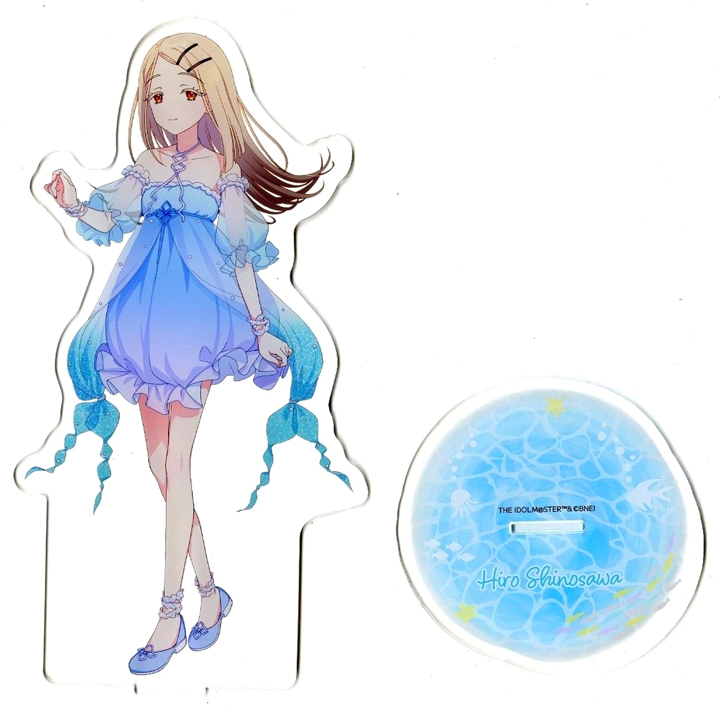 Hiro Shinosawa Gakuen Idolmaster BIG Acrylic Stand Sunshine Aquarium Limited [USED]