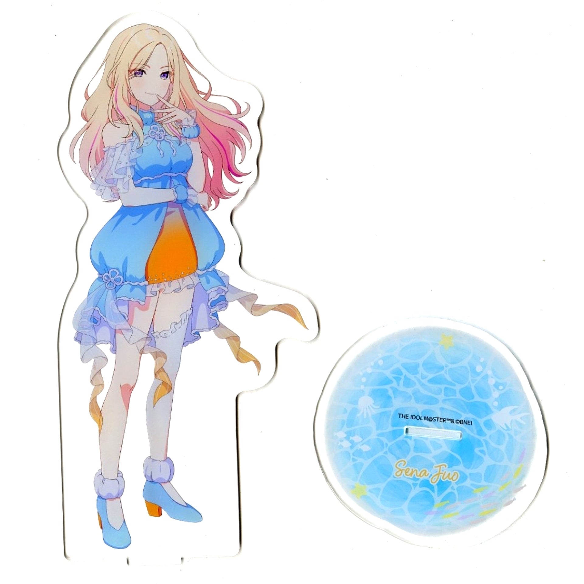 Sena Juo BIG Acrylic Stand Sunshine Aquarium x Gakuen Idolmaster Mail Order Limited [USED]