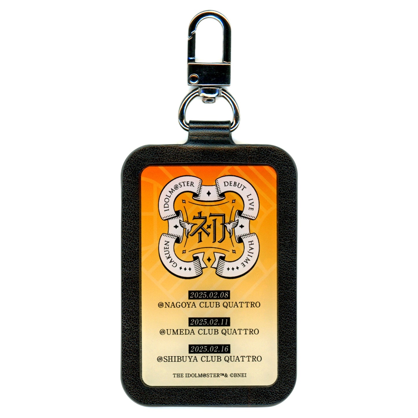 Logo Gakuen Idolmaster Official Keychain Uijin Performance Ver. DEBUT LIVE Hajime TOUR [USED]