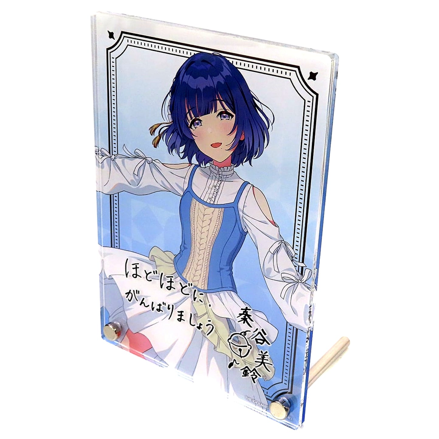 Misuzu Hataya Gakuen Idolmaster Official Autograph & Message Panel DEBUT LIVE Hajime TOUR [USED]