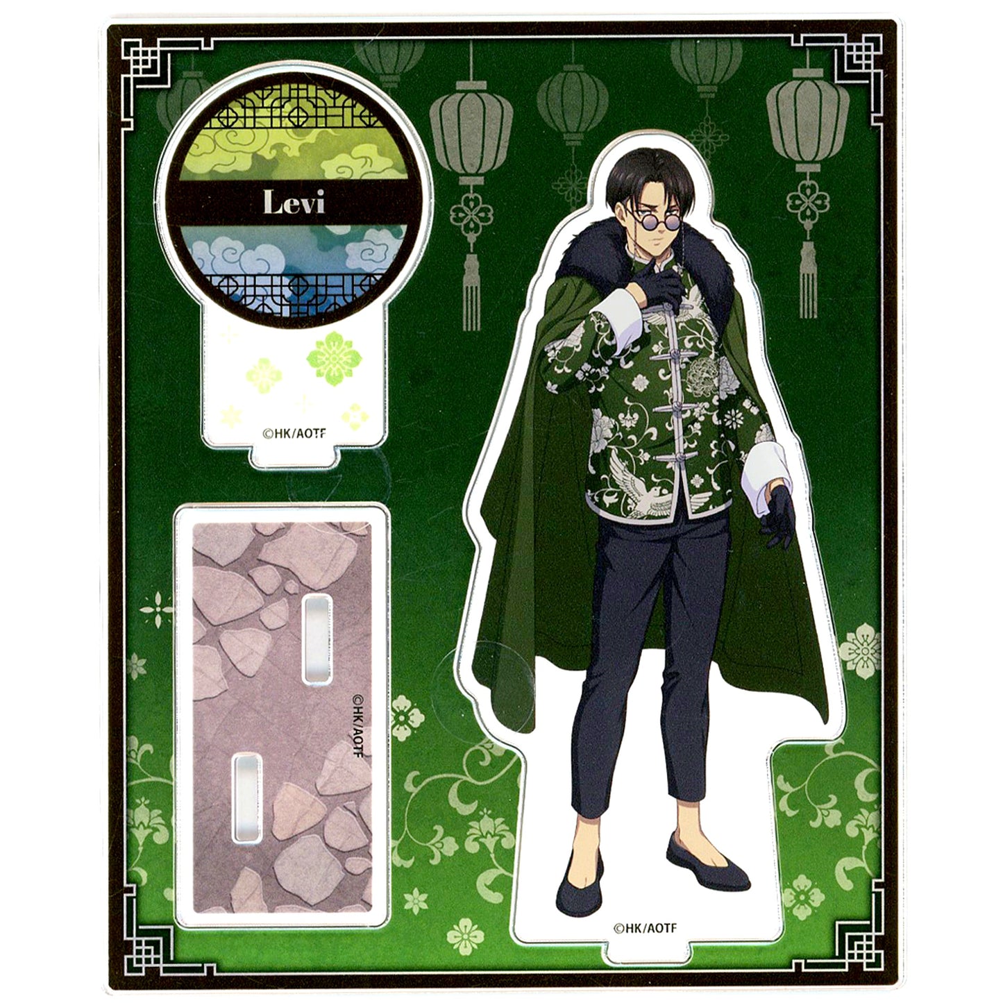 Levi Ackerman Acrylic Diorama Set Attack on Titan The Final Season x GiGO Collab Cafe [USED]