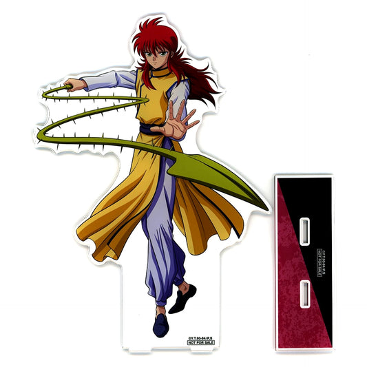 Kurama Oversized Acrylic Stand Yu Yu Hakusho Illustration Special Move Ver. Ichigeki Collection Button Prize [USED]