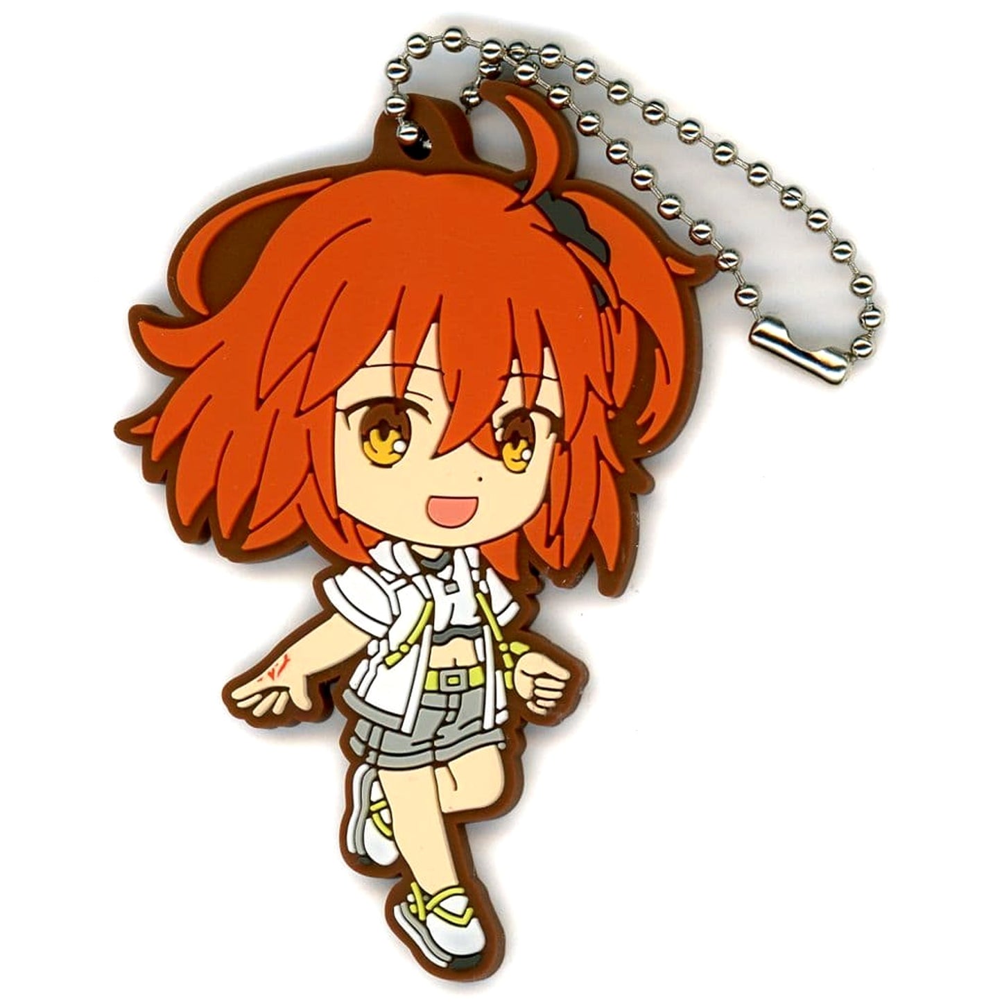 Fate/Grand Order Ritsuka Fujimaru Woman Ichiban Kuji The Return of Servant Summer Festival!! Rubber Charm Kyunchara Illustrations Prize J [USED]