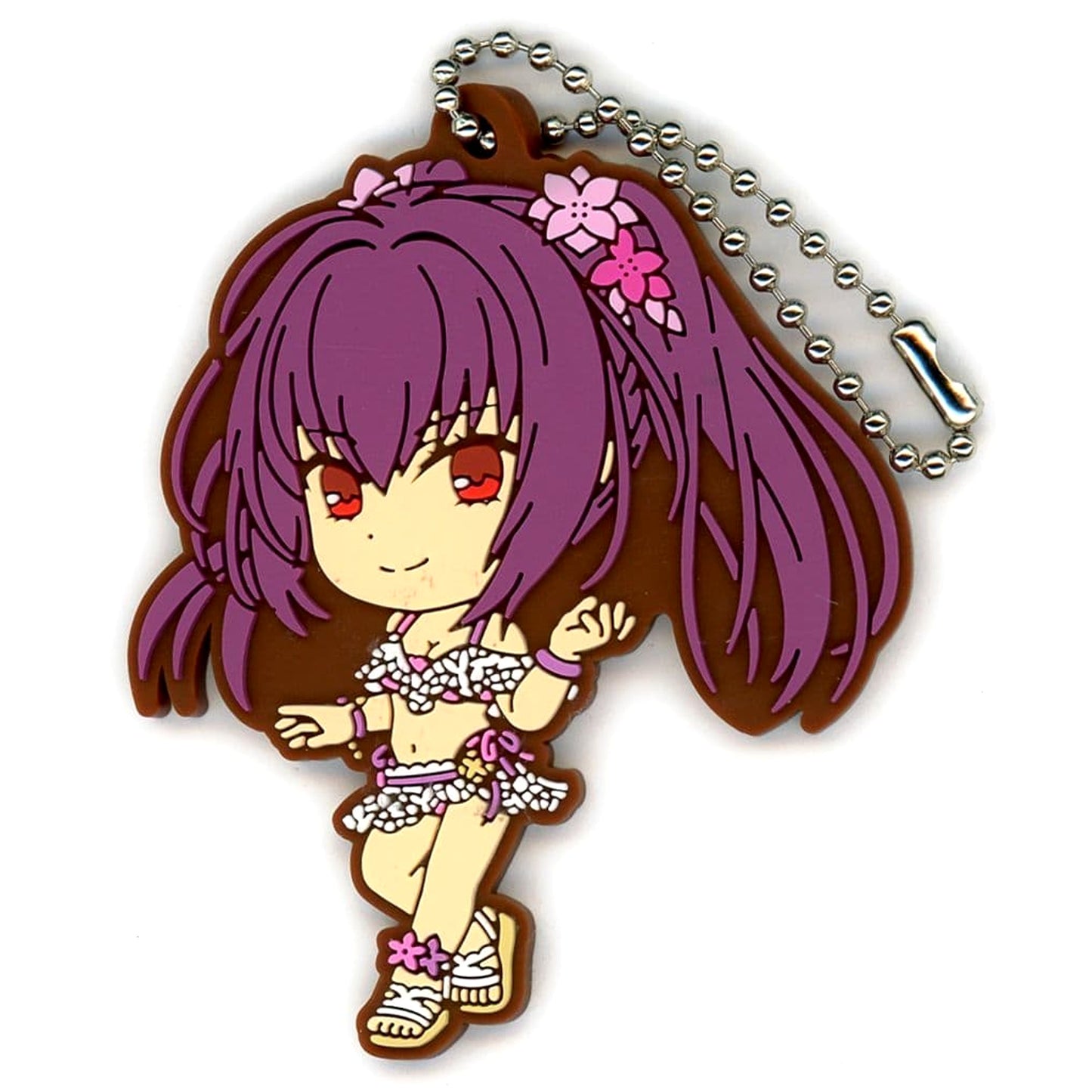 Fate/Grand Order Ruler/Scathach-Skadi Ichiban Kuji The Return of Servant Summer Festival!! Rubber Charm Kyunchara Illustrations Prize J [USED]