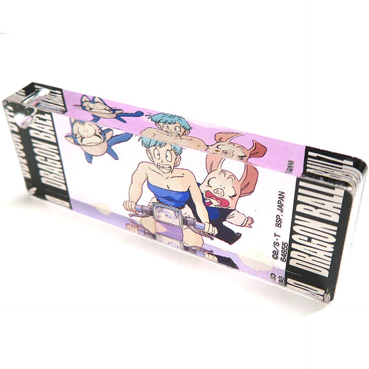 Dragon Ball Pu'ar Bulma Oolong Ichiban Kuji VS Omnibus Ultimate Acrylic Charms Prize I [USED]
