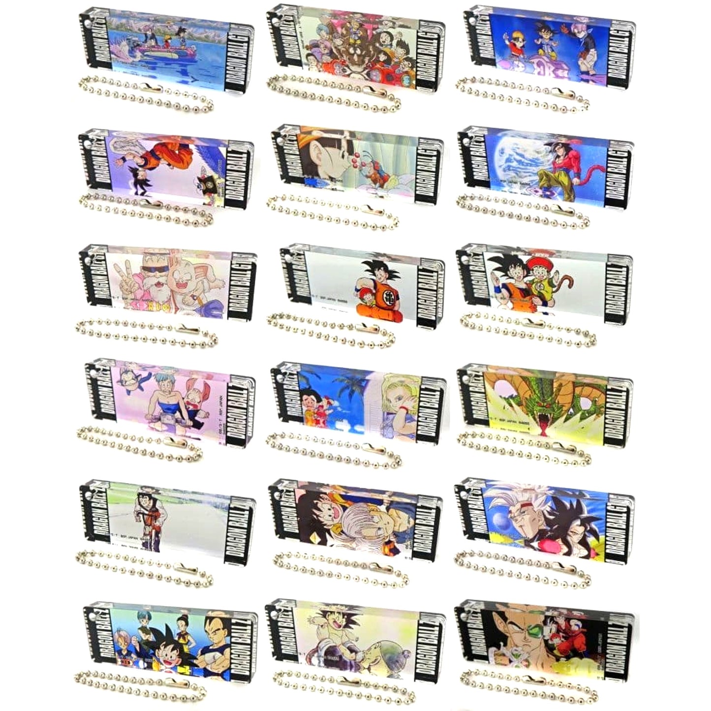 Kame-Sennin & Others Dragon Ball All 18 Types Set Ichiban Kuji VS Omnibus Ultimate Acrylic Charms Prize I [USED]