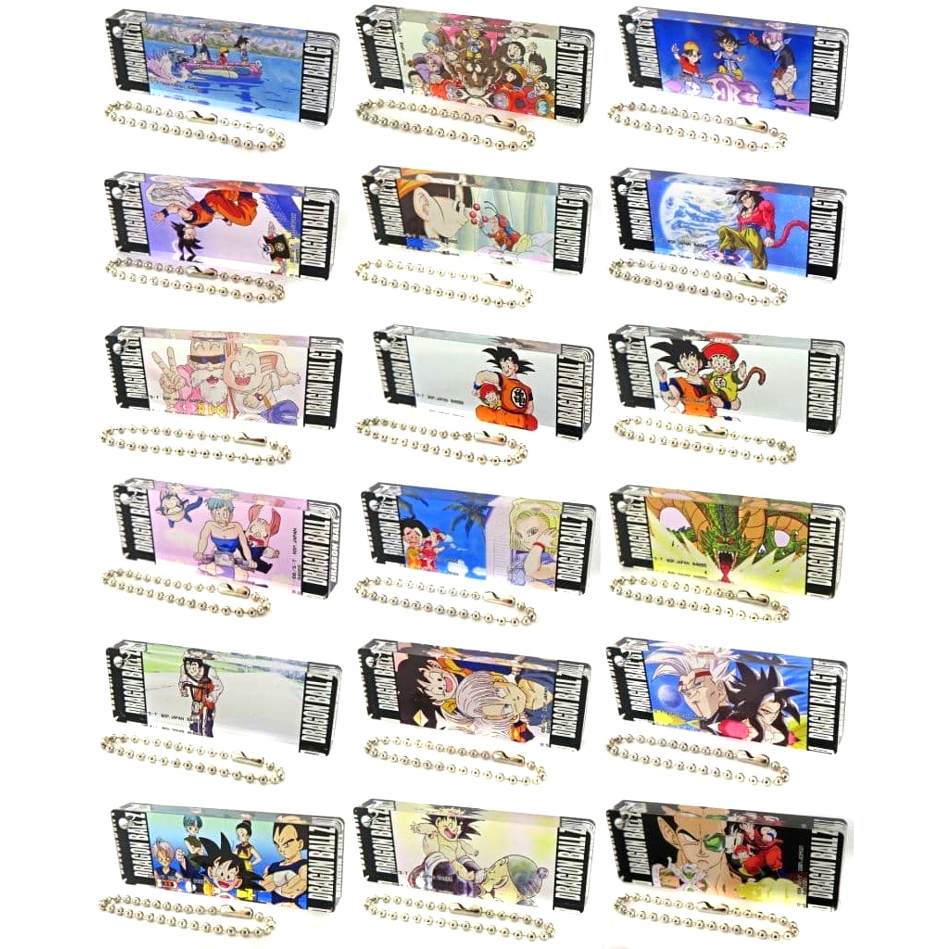 Kame-Sennin & Others Dragon Ball All 18 Types Set Ichiban Kuji VS Omnibus Ultimate Acrylic Charms Prize I [USED]