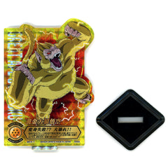 Dragon Ball Ichiban Kuji VS Omnibus Ultimate Prize J ACLLECT Golden Great Ape Goku Failed Transformation Rampage Holo Acrylic Stands [USED]