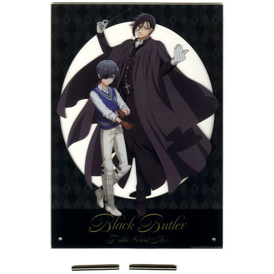 Sebastian Michaelis & Ciel Phantomhive Last Prize Clear Board Kuji Luck Black Butler Public School Arc [USED]