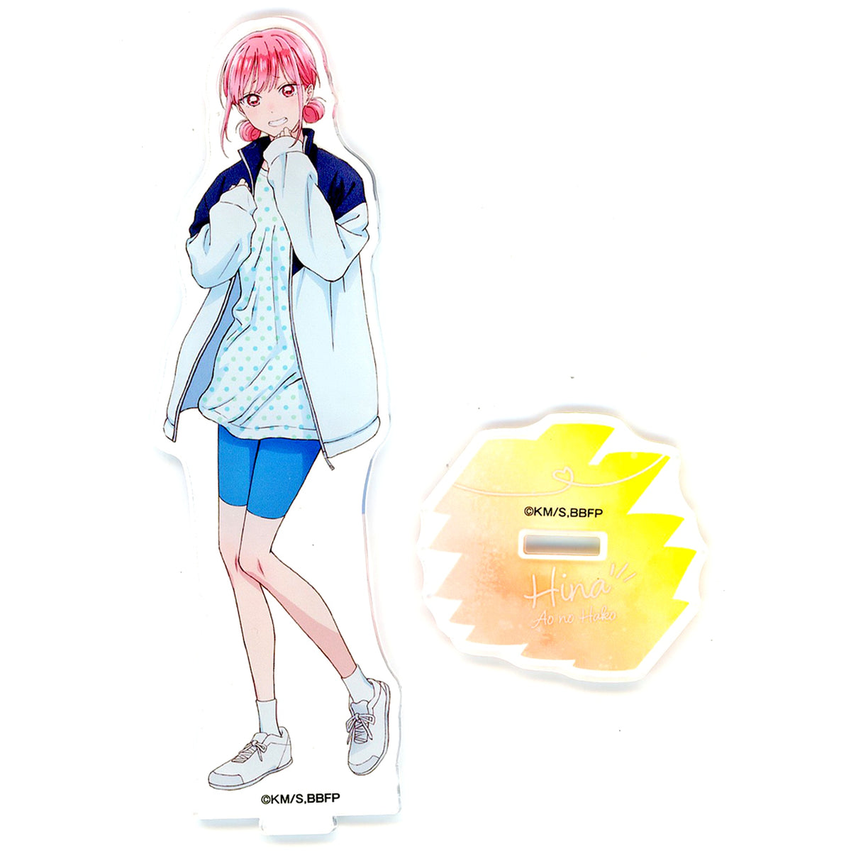 Hina Chono Club Activity Ver. Original Acrylic Stand Blue Box FamilyMart Exclusive [USED]