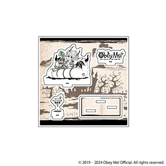 Mammon 02. Chibi Character Illustration Acrylic Stand Plate Obey Me! [USED]