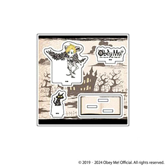 Satan 04. Mini Character Illustration Obey Me! Acrylic Stand Plate [USED]