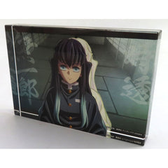Demon Slayer: Kimetsu no Yaiba Muichirou Tokitou KV Alternate Cut Double-Layer Acrylic Block Hashira Event Opening Project Pillar Training Arc in ufotable Cafe Machi★Asobi Cafe ufotable Dining Exclusive Acrylic Item [USED]