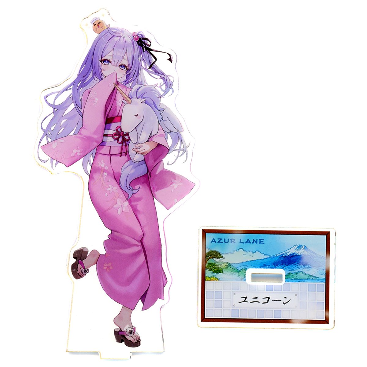 Unicorn Acrylic Stand Azur Lane x Public Bath Collab Tatsumi Onsen / Daikokuyu 2024 [USED]