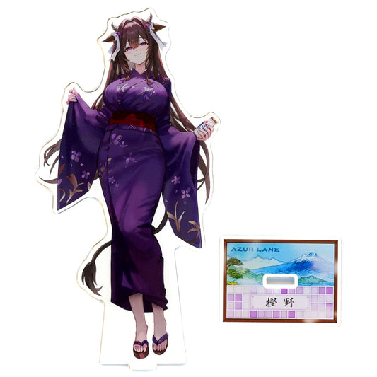 Kashino Azur Lane x Public Bath Collab Tatsumi Onsen Daikokuyu Acrylic Stand 2024 [USED]