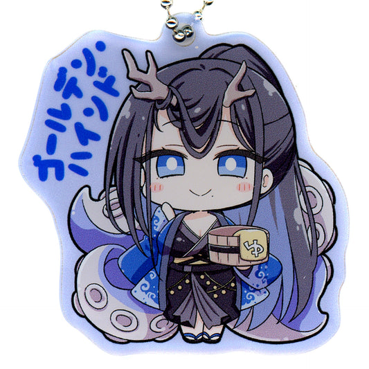 Golden Hind Azur Lane x Sento Collabo Tatsumi Onsen Daikokuyu 2024 Deformed Acrylic Keychain [USED]