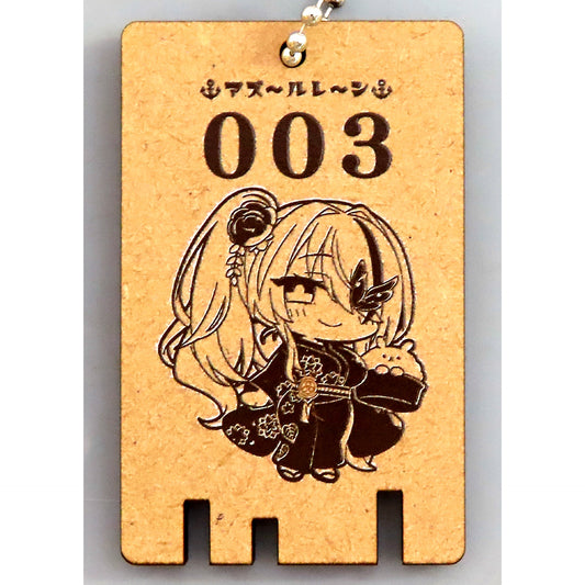Unzen Azur Lane x Sento Collabo Tatsumi Onsen Daikokuyu 2024 Deformed Wood Keychain [USED]