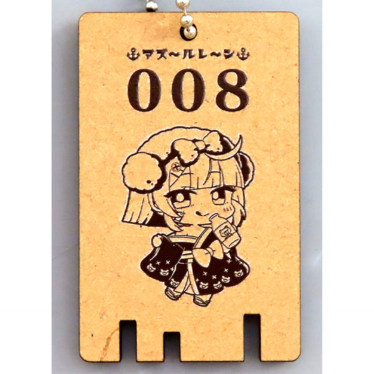 Grozny Azur Lane x Sento Collabo Tatsumi Onsen Daikokuyu 2024 Deformed Wood Keychain [USED]
