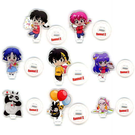 Set of 8 Ranma 1/2 POP UP STORE Trading Acrylic Stand [USED]